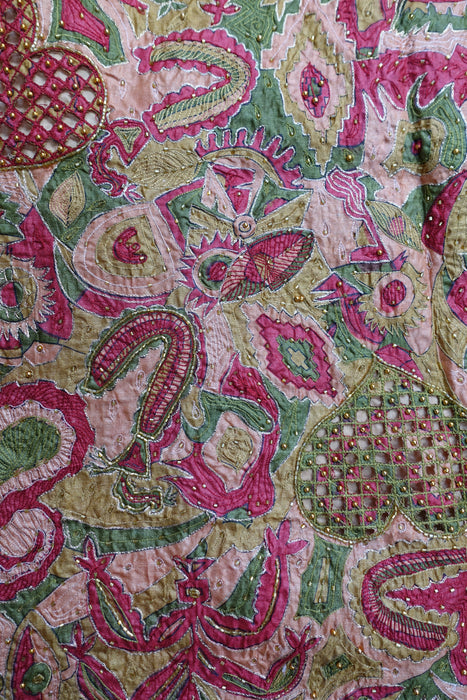 Caramel Vintage Pure Silk Sari - New