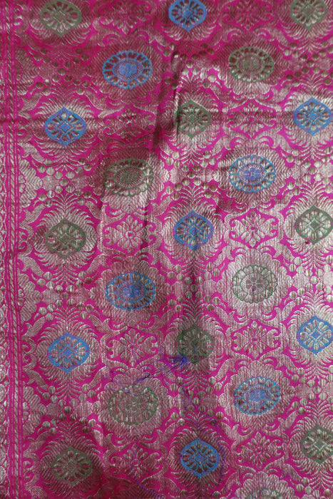 Pink Vintage Silk Sari - New