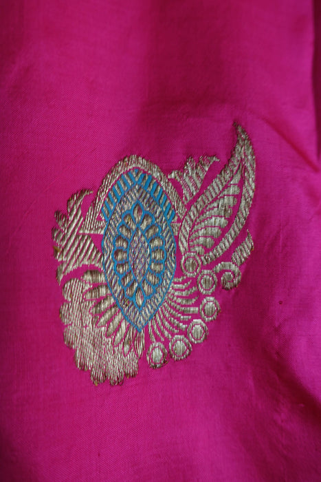 Pink Vintage Silk Sari - New