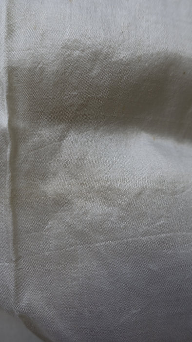 White And Blue Pure Silk Vintage Sari - New