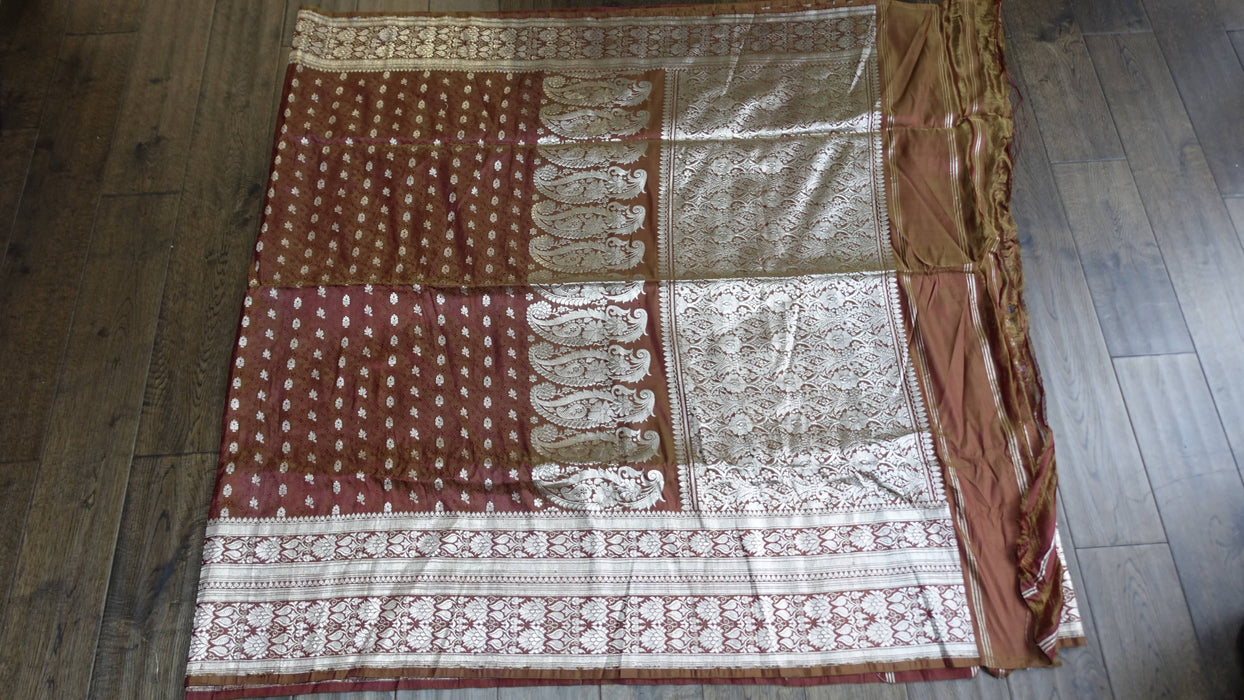2 Tone Vintage Banarsi Heavy Sari - New