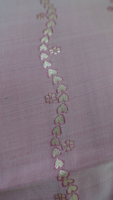 Pink Banarsi Brocade Vintage Sari - New