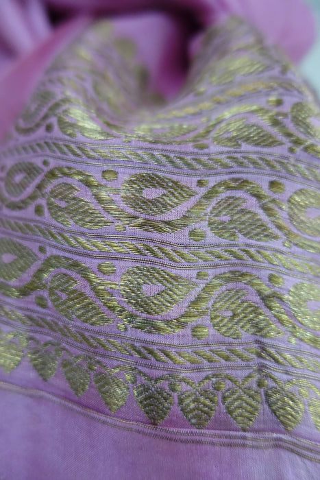Soft Pink Vintage Silk Dupatta- New