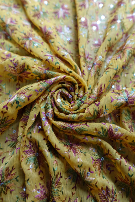 Ochre Phulkari Dupatta - New