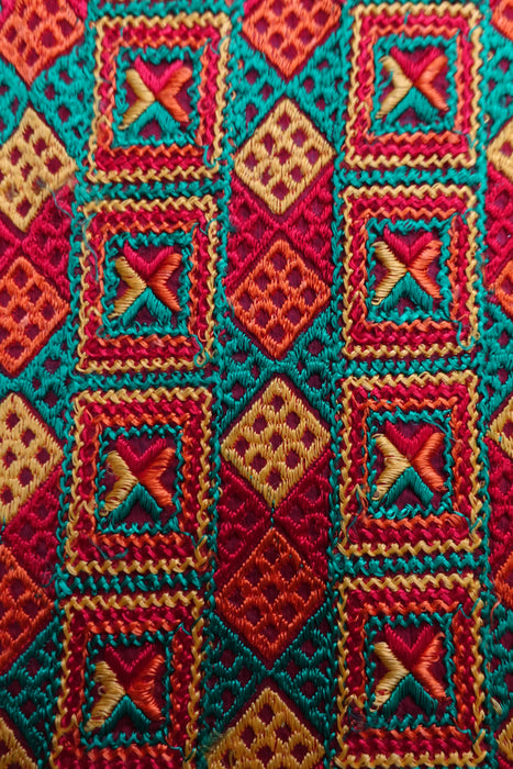 Colourful Phulkari Dupatta - New