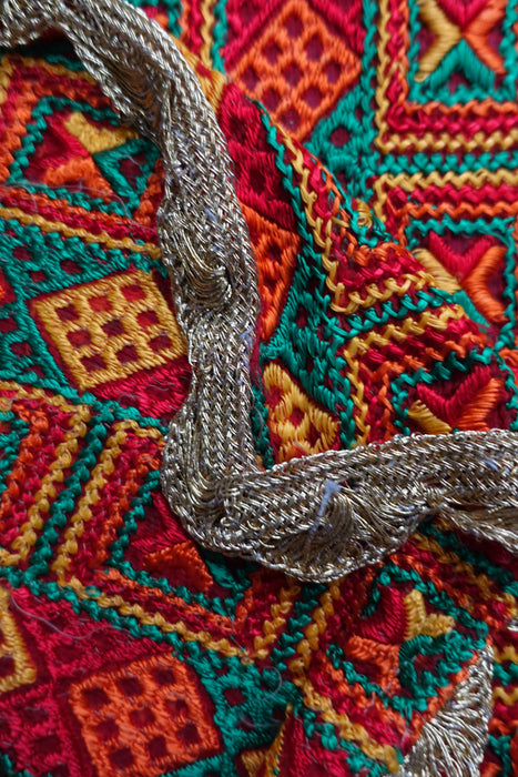 Colourful Phulkari Dupatta - New