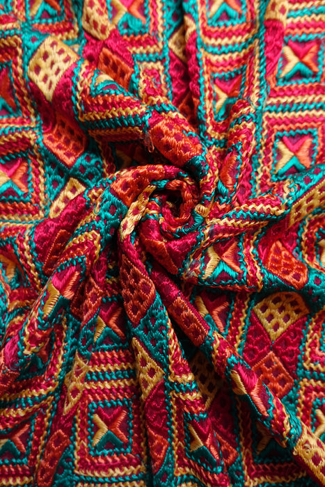 Colourful Phulkari Dupatta - New