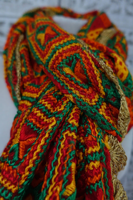 Colourful Phulkari Dupatta - New