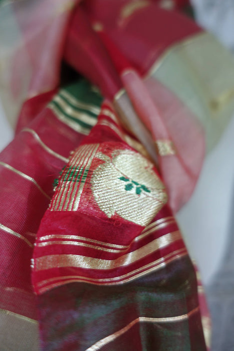 Colourful Silk Voile Vintage Dupatta - New