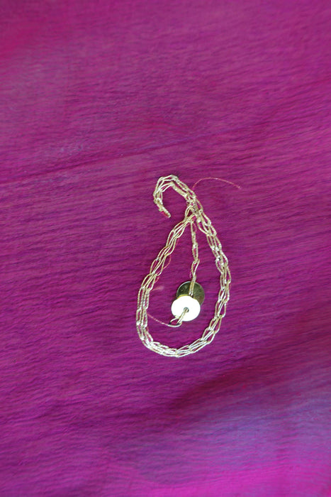 Pink Vintage Sequined Dupatta - New