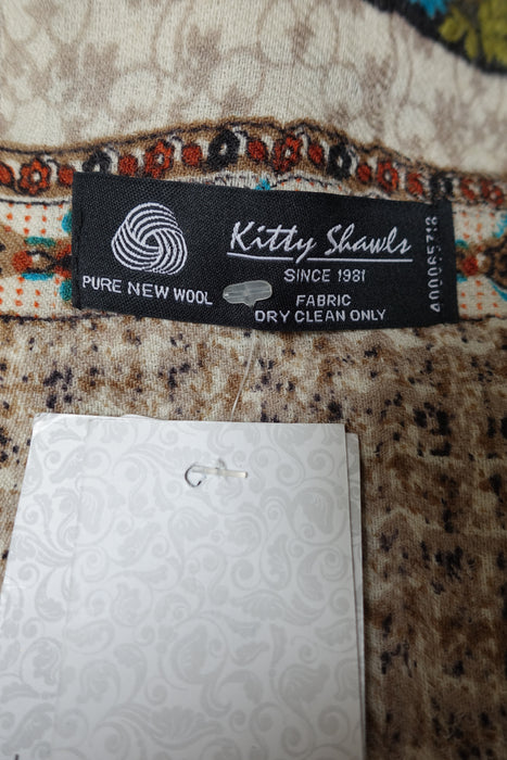 Kitty Embroidered Winter Shawl - New
