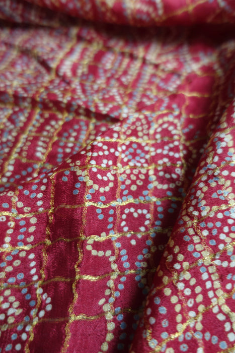 Rusty Orange Bandhani Print Dupatta - New