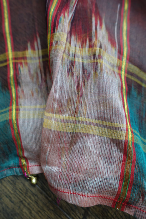 Ikat Cotton Thin Dupatta - New
