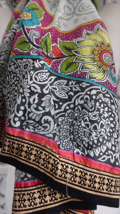 Printed Cotton Silk Dupatta - New
