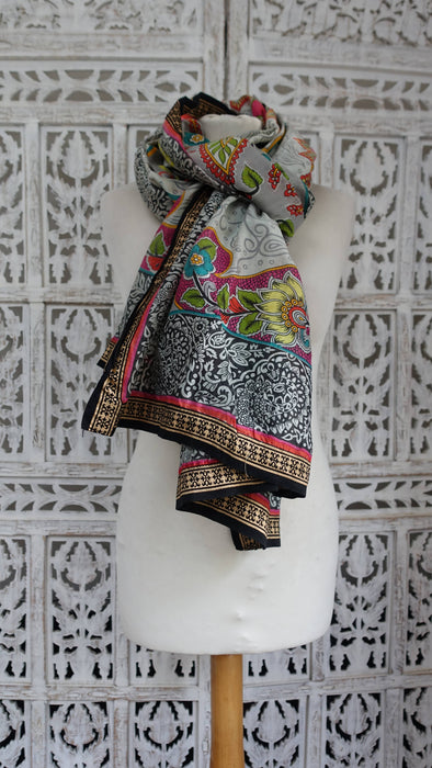 Printed Cotton Silk Dupatta - New