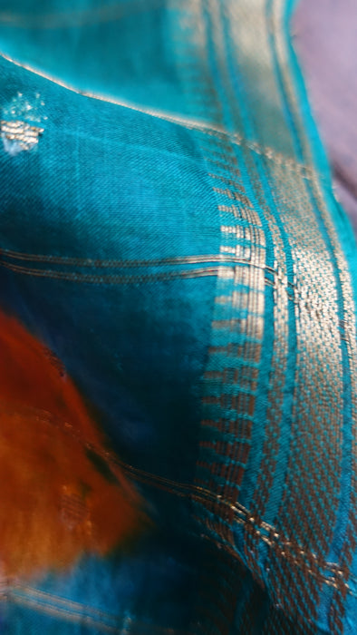 Colourful Tie Dye Silk Dupatta - New