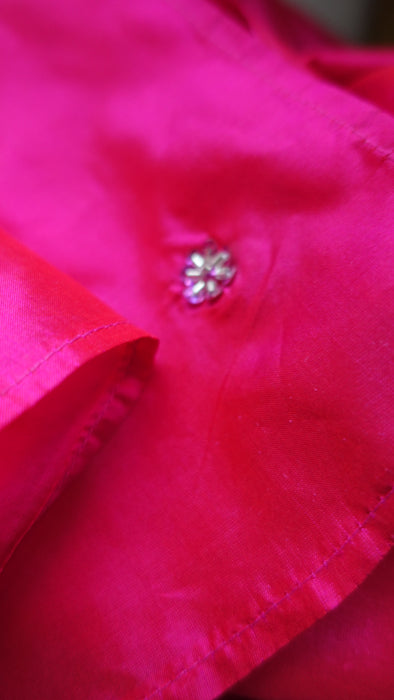 Pink Silk Vintage Dupatta - New