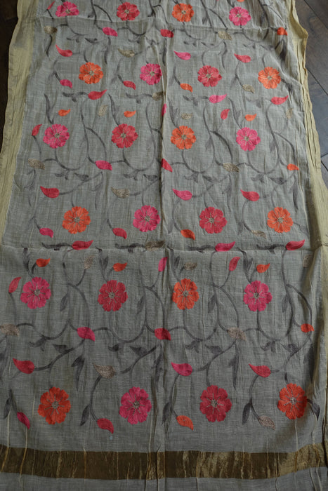 Sand Embroidered Dupatta - New