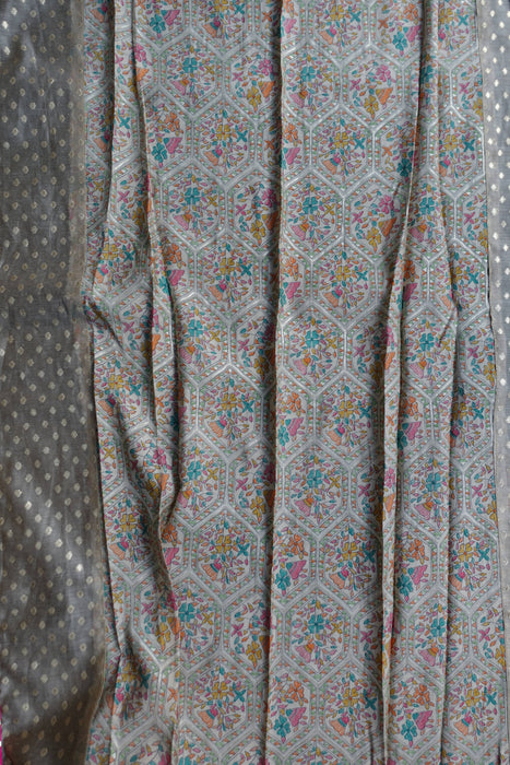 Cream Cotton Silk Dupatta - New