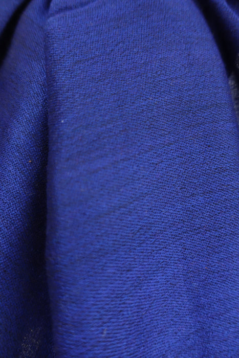 2 Tone Black And Blue Really Soft Scarf - New