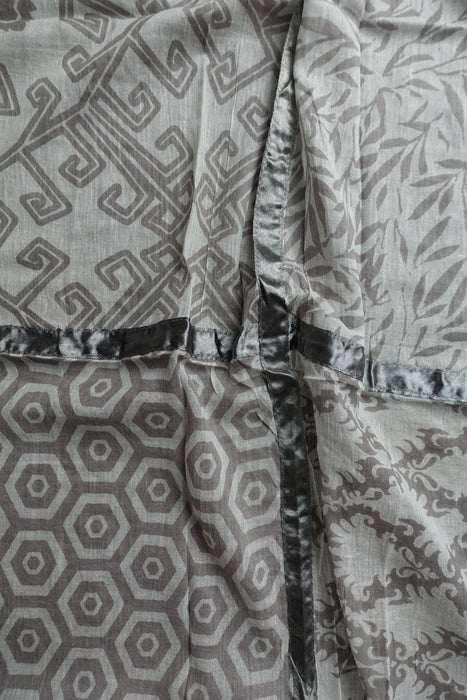 Beige 4 Way Pure Cotton Scarf - New