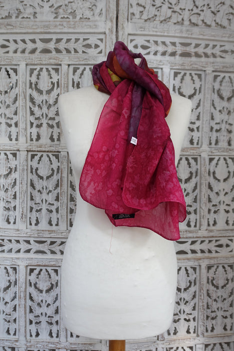 Pink Silk Scarf - New