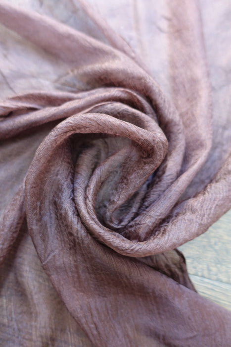 Brown Silk Scarf - New