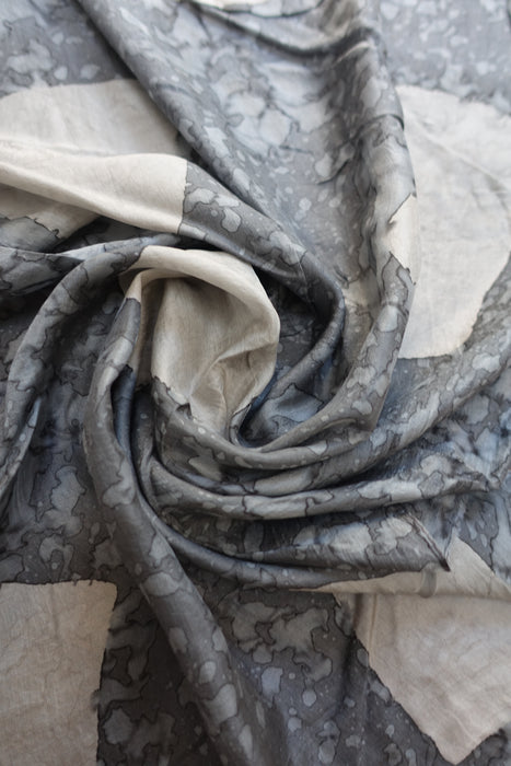 Grey Silk Scarf - New