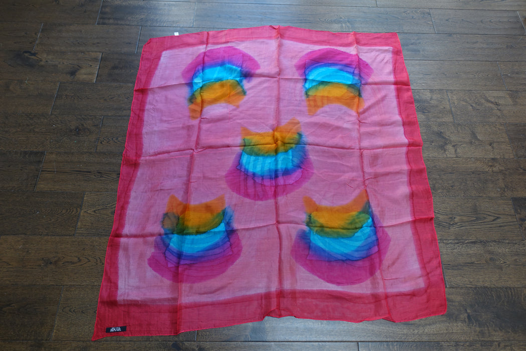 Pink Silk Scarf - New