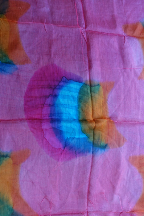 Pink Silk Scarf - New