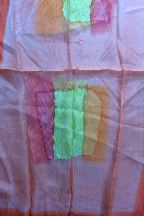 Orange Silk Scarf - New