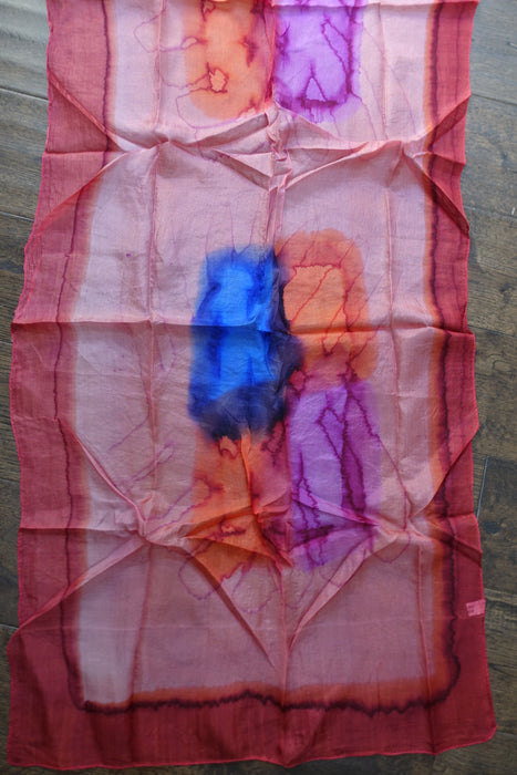 Pink Silk Scarf - New