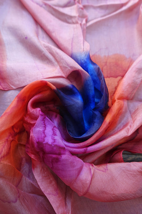 Pink Silk Scarf - New