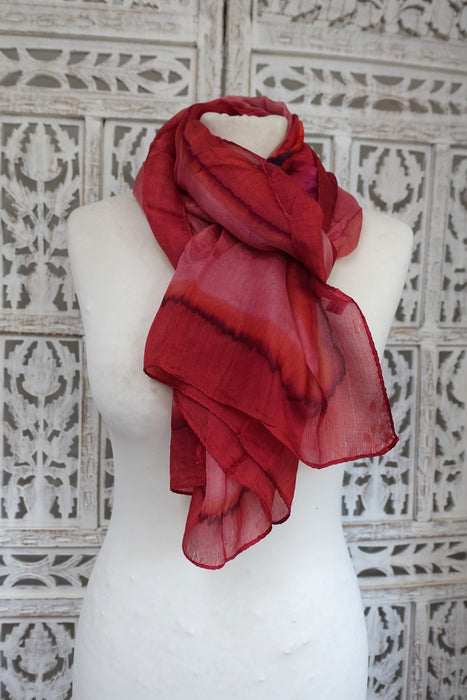 Pink Silk Scarf - New