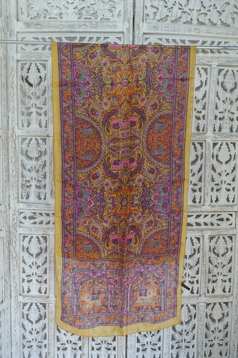 Caramel Silk Scarf - New