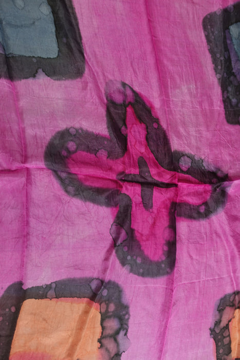Pink Silk Scarf - New