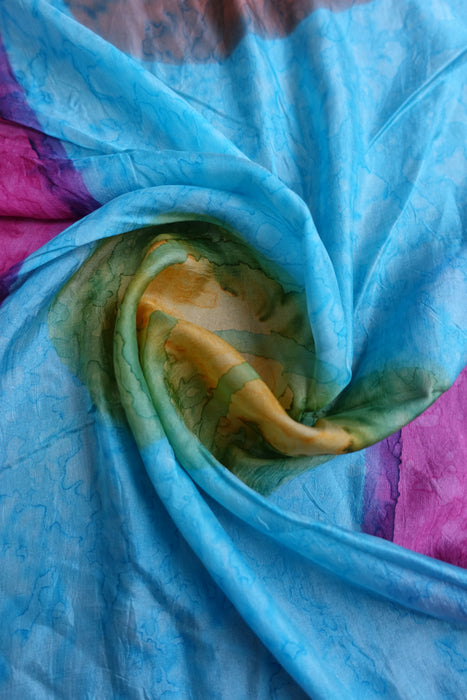 Pink Silk Scarf - New