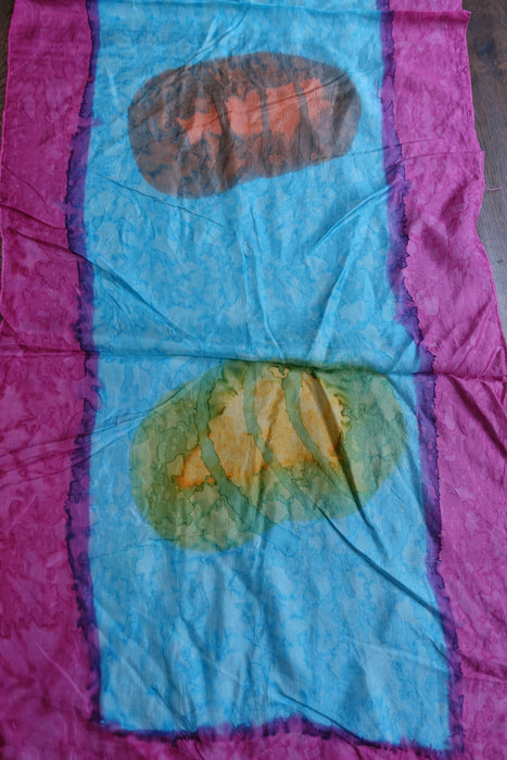 Pink Silk Scarf - New