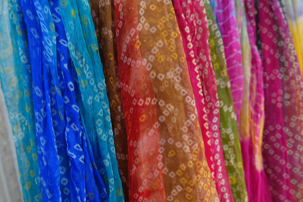 Collection Of 17 Colourful Scarves -  New