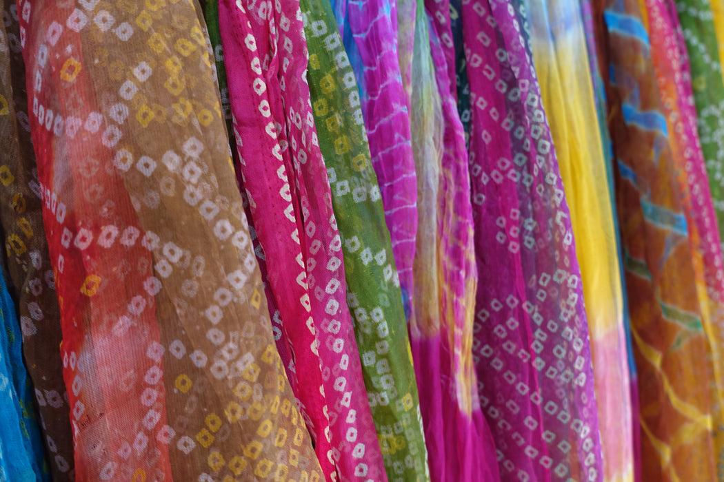 Collection Of 17 Colourful Scarves -  New