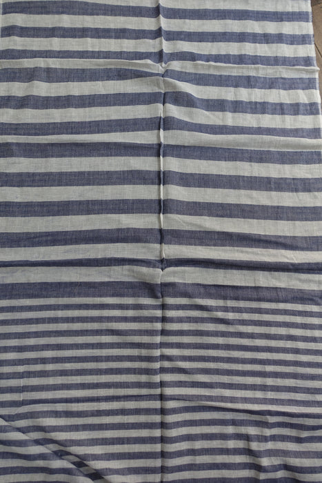 Blue And White Cotton Scarf