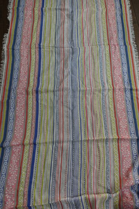 Candy Stripe Woven Scarf
