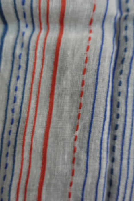 Candy Stripe Woven Scarf