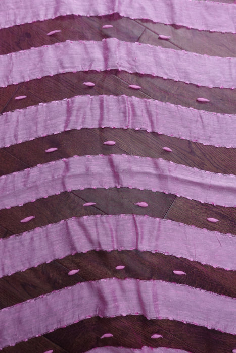 Pink Silk Voile Scarf Handloom