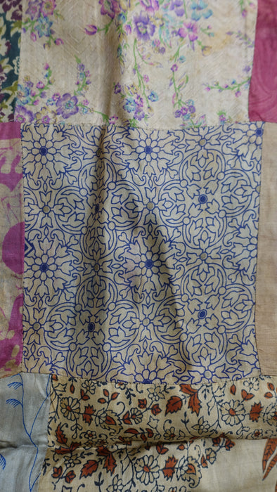 Multicoloured Small Silk Squared Scarf