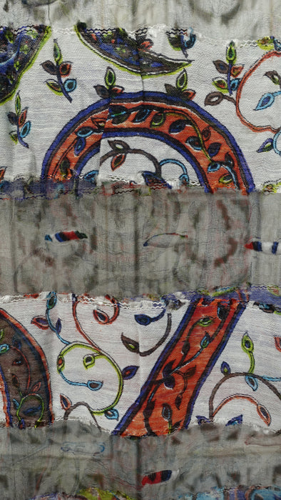 Multicoloured Hands And Looms Scarf