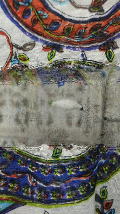 Multicoloured Hands And Looms Scarf