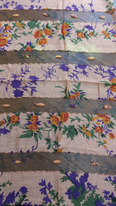 Peach Pure Silk Hands And Looms Scarf