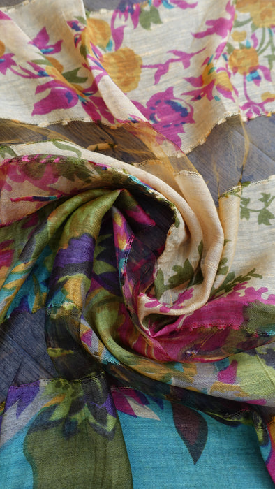 Amber  Pure Silk  Hands And Looms Scarf