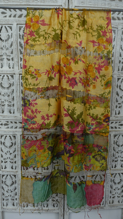 Amber  Pure Silk  Hands And Looms Scarf